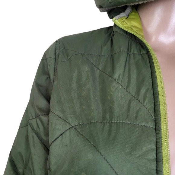 L.L. Bean Womens Green Full Zip Lightweight Puffer Jacket Packable - Picture 5 of 8